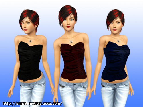top, симс 3, sims3, женская одежда