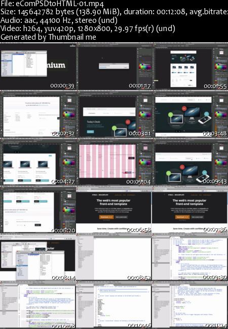 TutPlus Converting an eCommerce PSD to HTML & CSS Course TutPlus Converting an eCommerce PSD to HTML & CSS Course