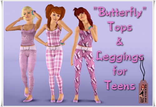 одежда - The Sims 3: Одежда для подростков девушек. - Страница 3 Ba69ced49d4238e2817199357ffe812c