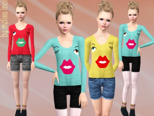 одежда - The Sims 3: Одежда для подростков девушек. - Страница 5 1edeb1dbaf824796a34d69f51e5b0765