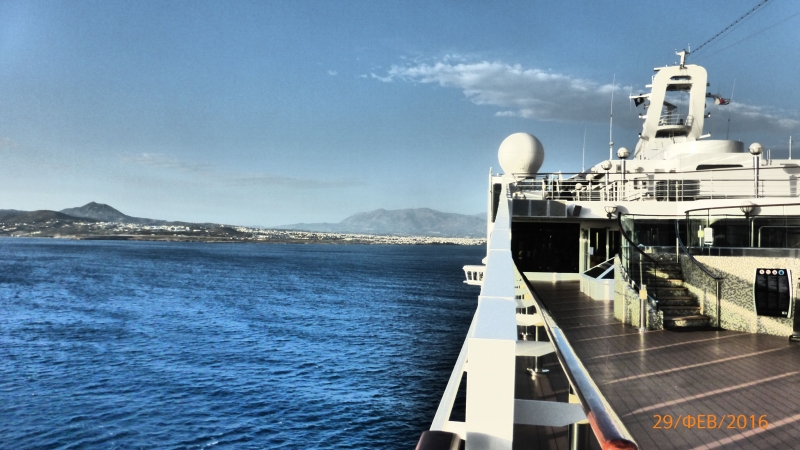"Фантазия" в Средиземноморском круизе в феврале 2016 года