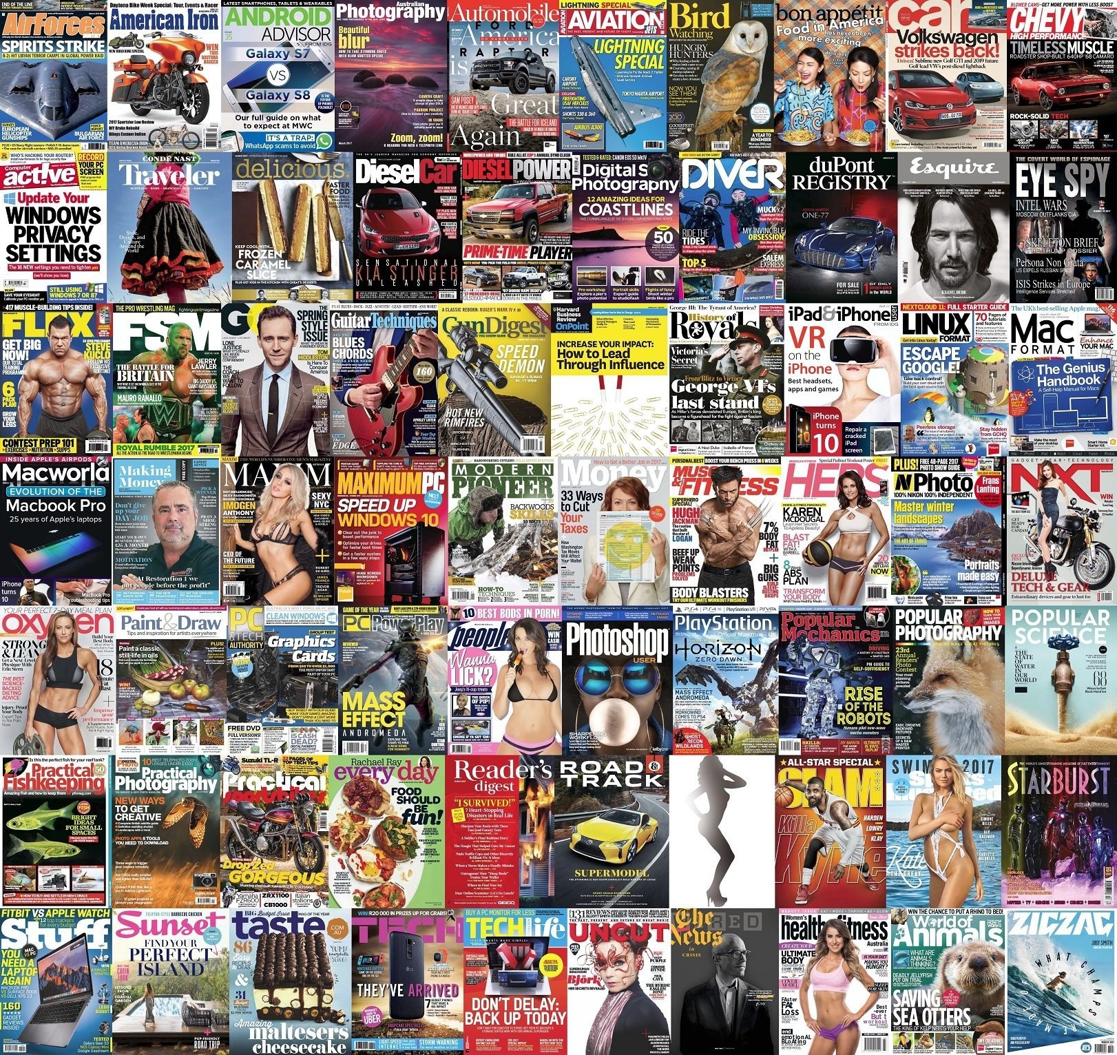 Assorted Magazines Bundle - February 20 2017 (True PDF)