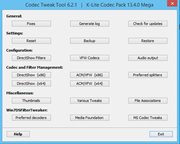 K-Lite Codec Pack 13.4.0 Mega/Full/Standard/Basic (x86-x64) (2017) {Eng}