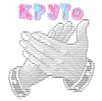 Рисунки символами и знаками