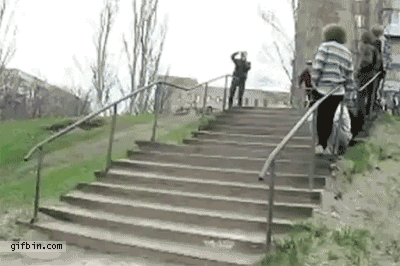 1307031849_biker_hits_guy_while_falling.gif