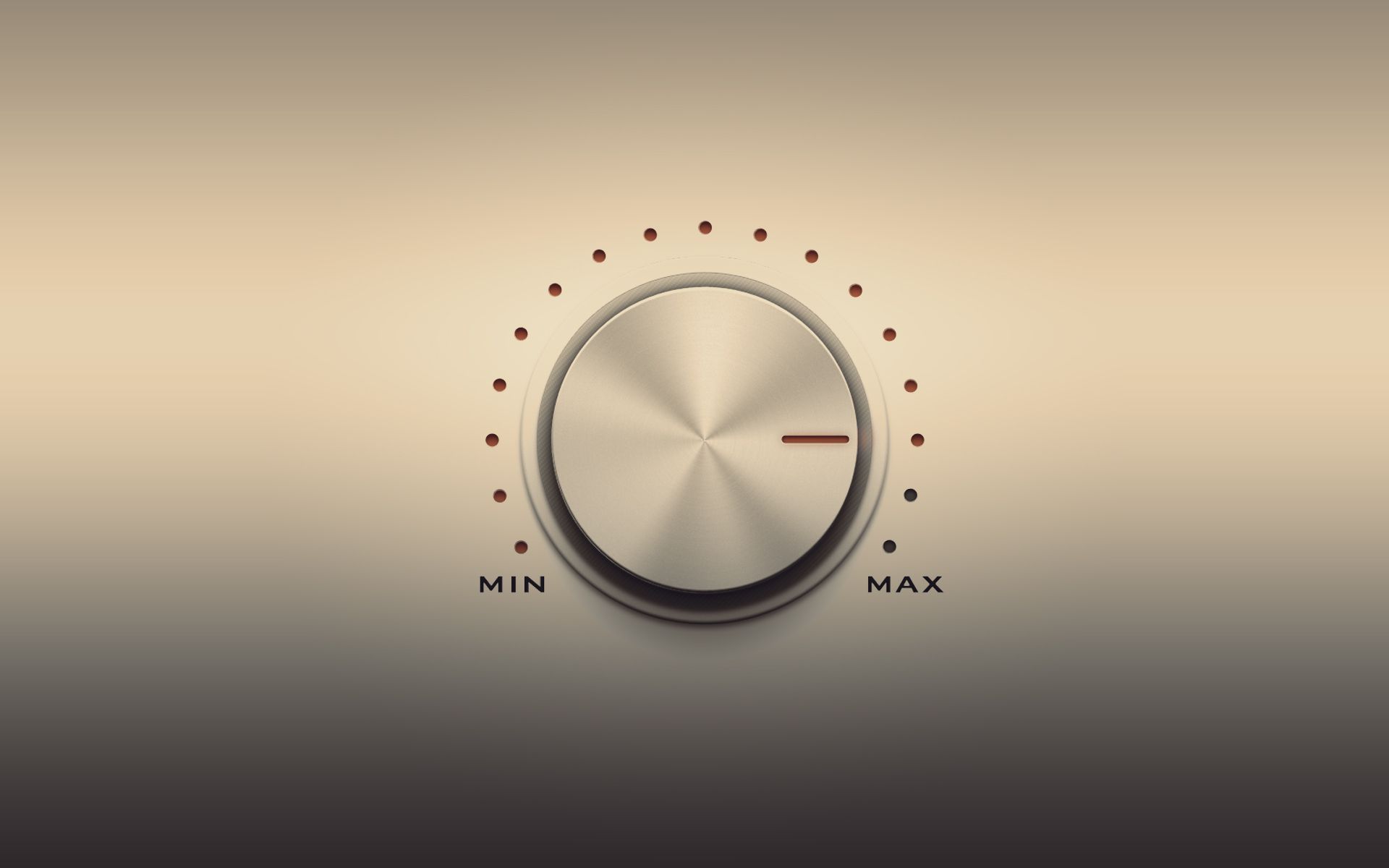 Volume knob