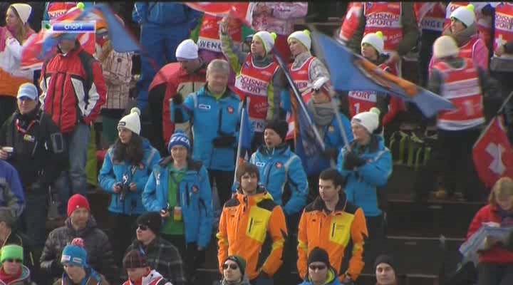 Горнолыжный спорт  Кубок мира  Этап в Италии  Женщины  Скоростной спуск  НТВ+.avi_20140119_110141.32