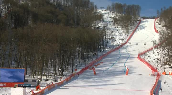 XXII Зимние Олимпийские Игры 2014  Горные лыжи  Женщины  Суперкомбинация  Скоростной спуск + Слалом 