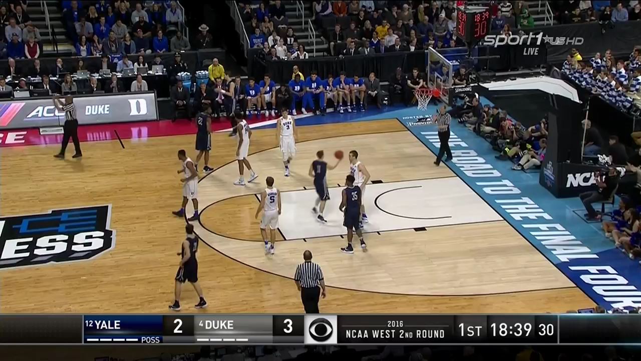 NCAAM 2015-2016  March Madness  Second Round  West  19.03.2016  (12) Yale Bulldogs v (4) Duke Blue Devils. Rutracker.org.mkv_000137680.jpg