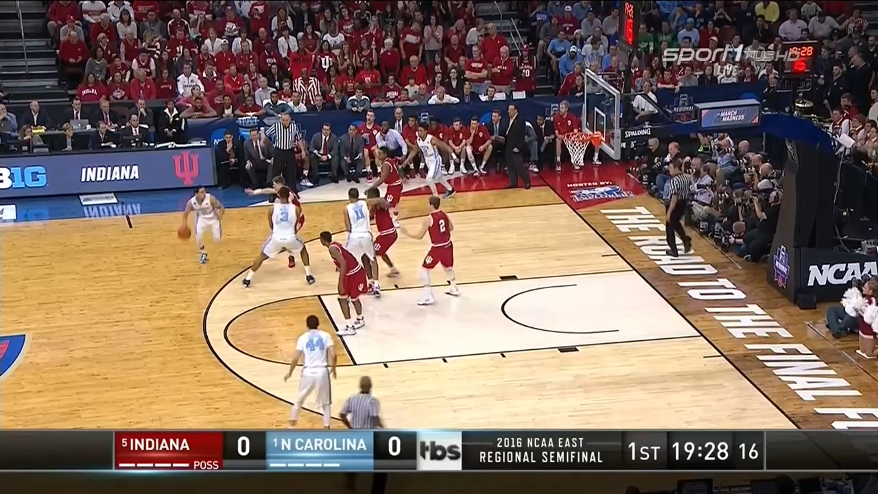 NCAAM 2015-2016  March Madness  Sweet 16®  East  25.03.2016  (5) Indiana vs. (1) North Carolina.mkv_20160328_171912.156.jpg