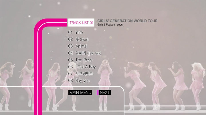 20161027.04.06 Girls' Generation (SNSD) - World Tour ~Girls & Peace~ in Seoul (DVD) menu 2.jpg