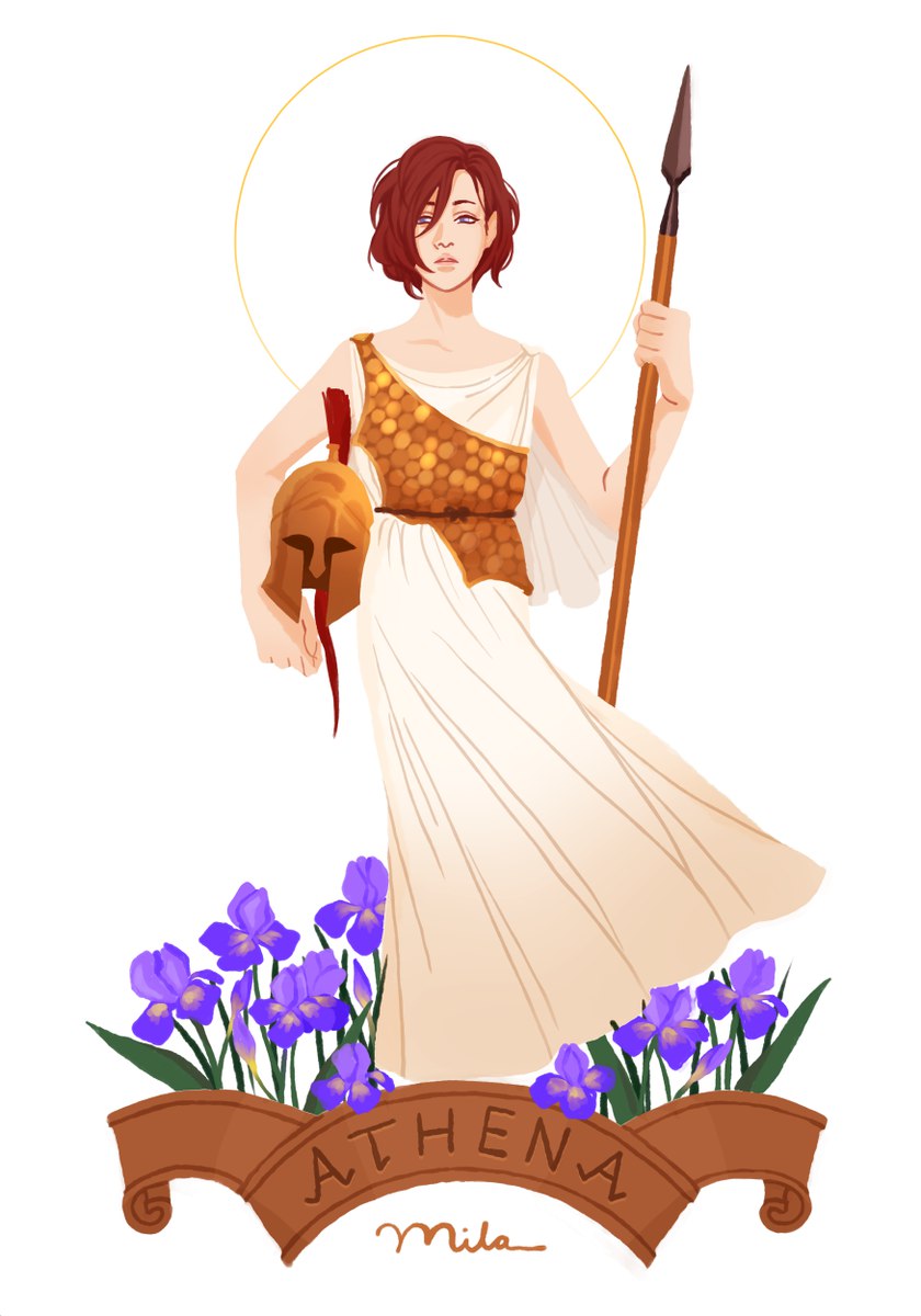 Афина богиня портрет
