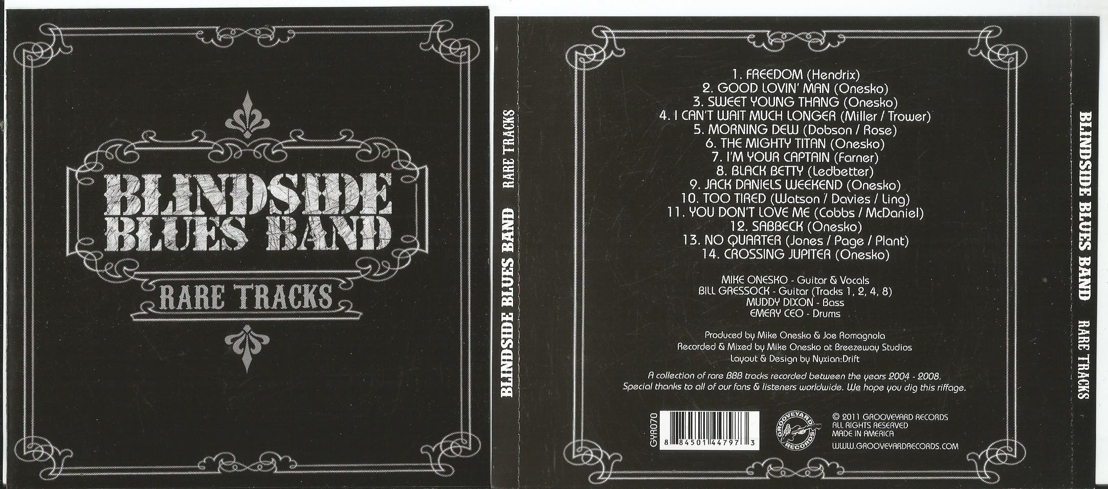 Rare tracks. Blindside Blues Band. Blindside Blues Band logo. Blindside Band фото. Chanson Blues Band обложка.