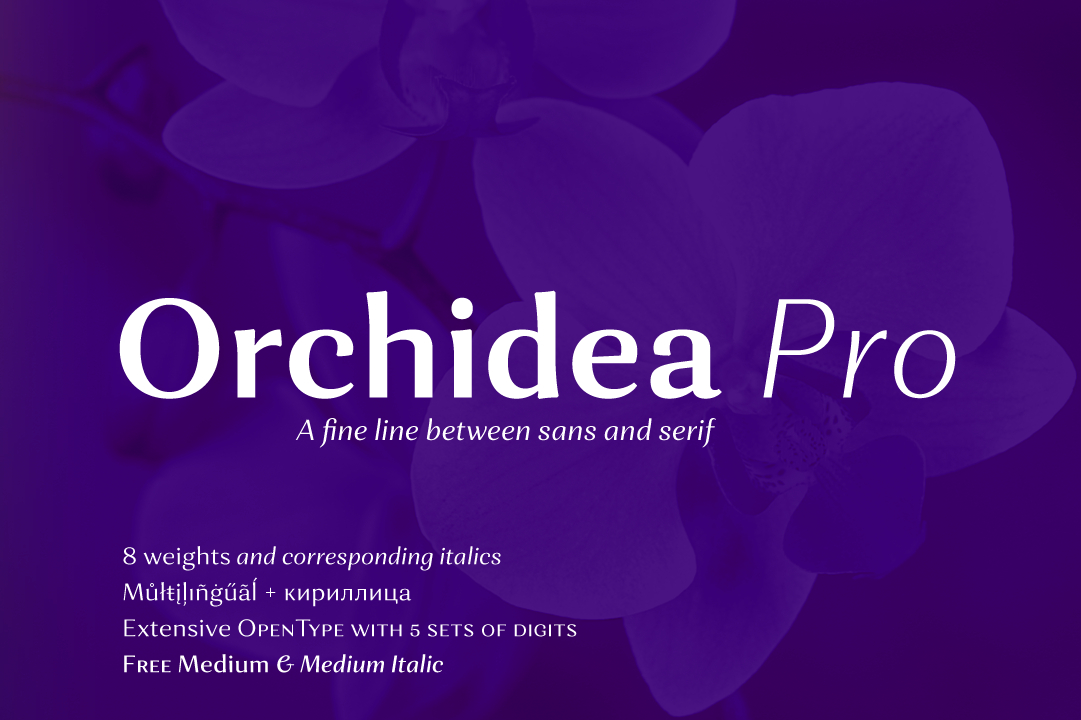 Шрифт Orchidea Pro