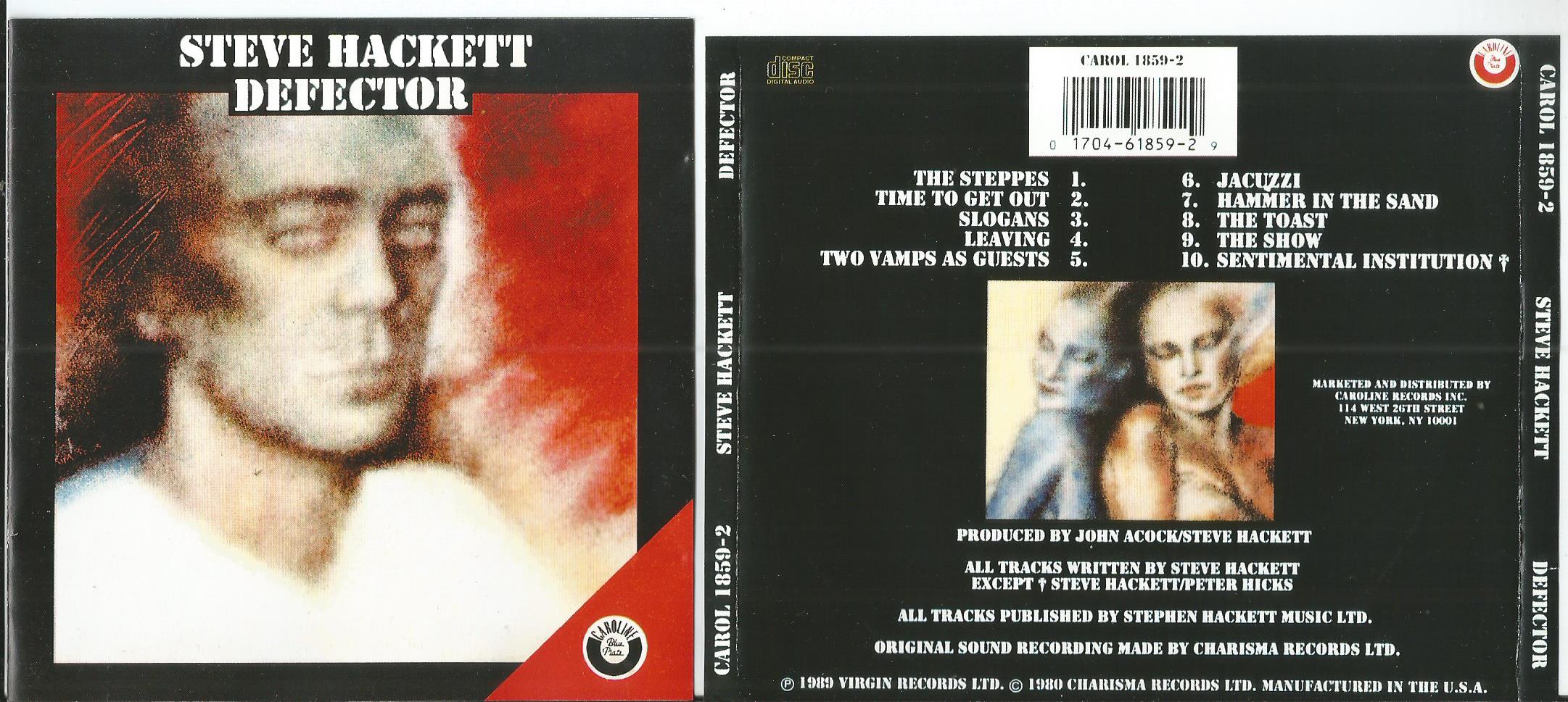 HACKETT, STEVE Defector