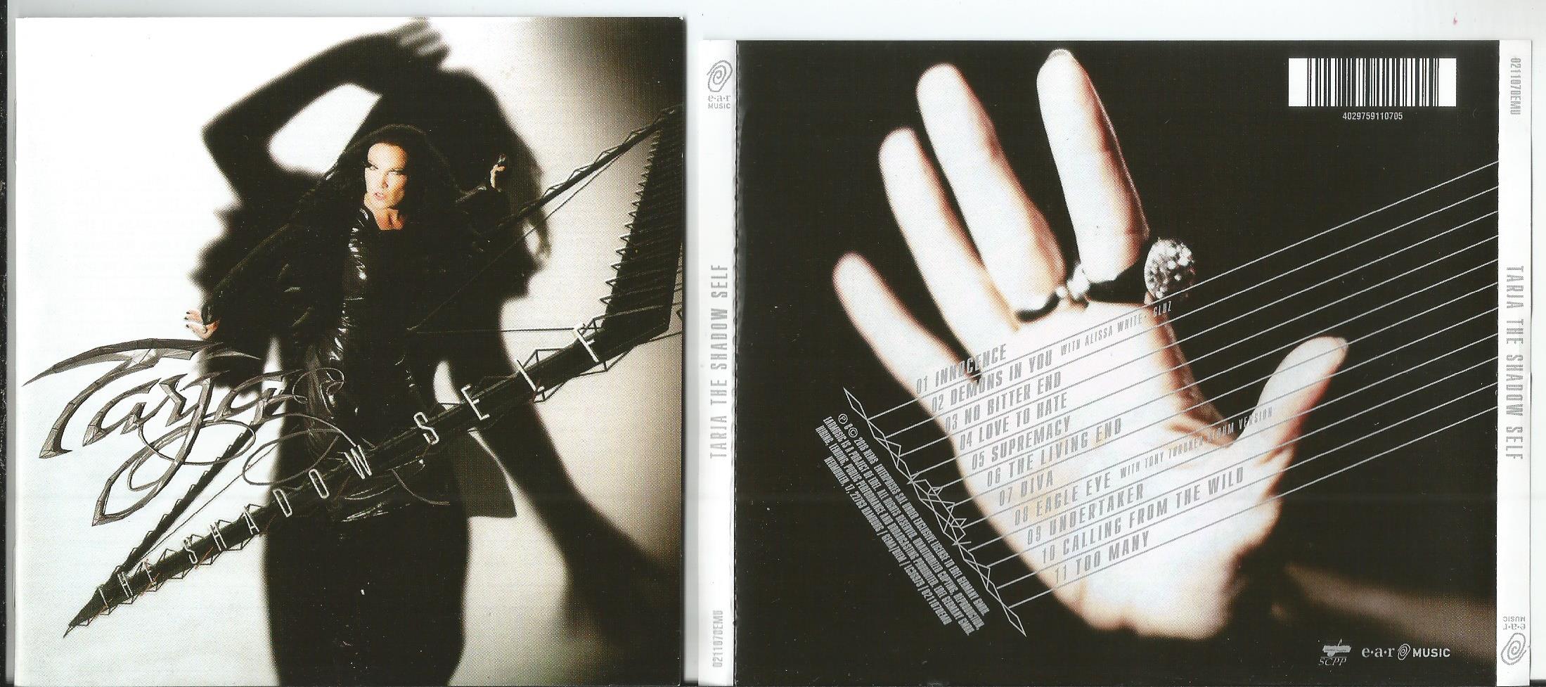 tarja the shadow self (20page booklet with lyrics)