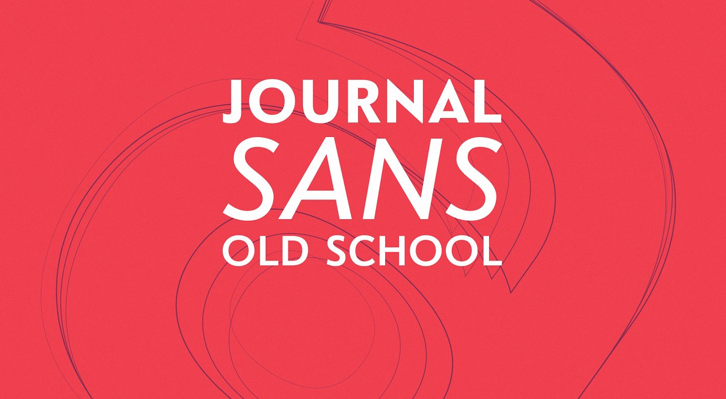 Шрифт Journal Sans Old School