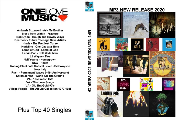 MP3 NEW RELEASES 2020 WEEK 29