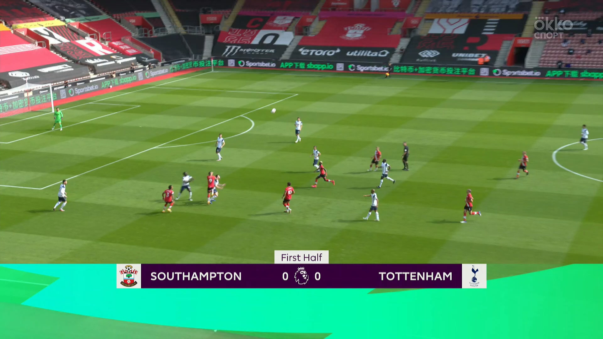 Чемпионат Англии 2020-2021 2-й тур Саутгемптон - Тоттенхэм Okko Спорт.mkv_20200921_233317.305.jpg