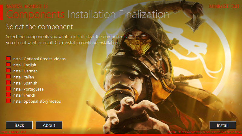 Mortal Kombat 11 - Premium Edition (V0.318-29-1000029-CL197487 / 09.29.2020 + All DLCs + MULTi12) (From 70.6 GB) (Super Fast Install) - [DODI Repack]