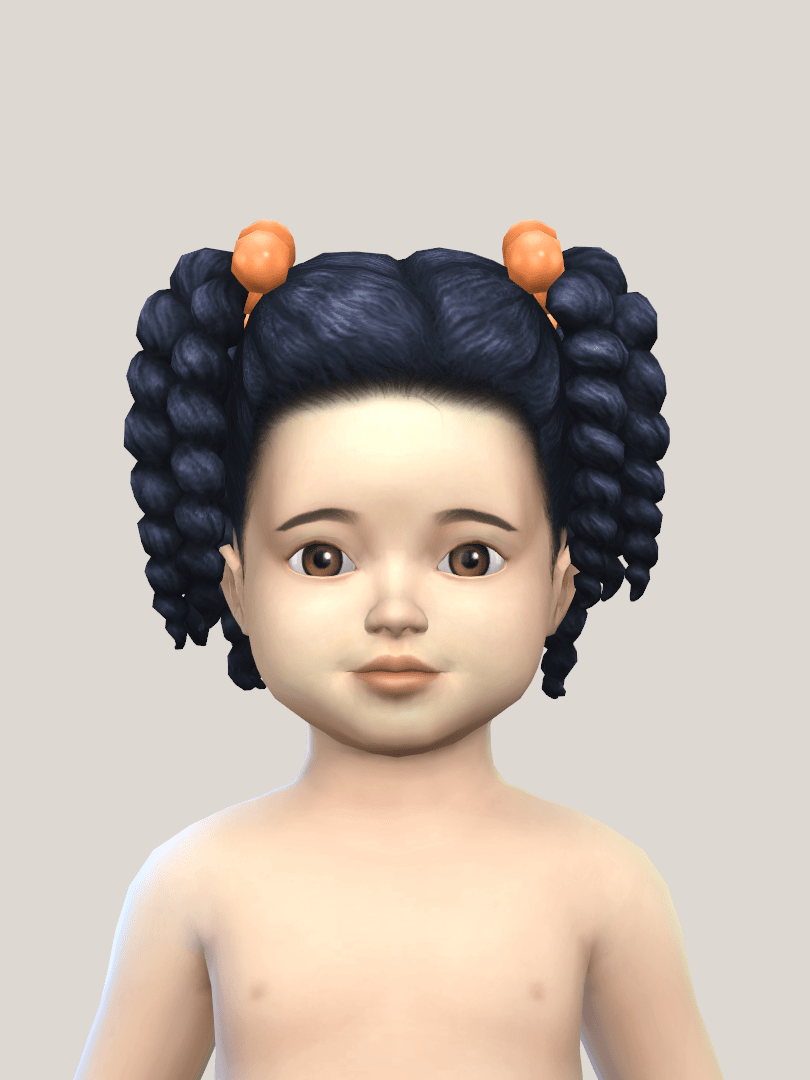 Корейский скинтон Toddler Skin 02 от ALGU для Симс 4