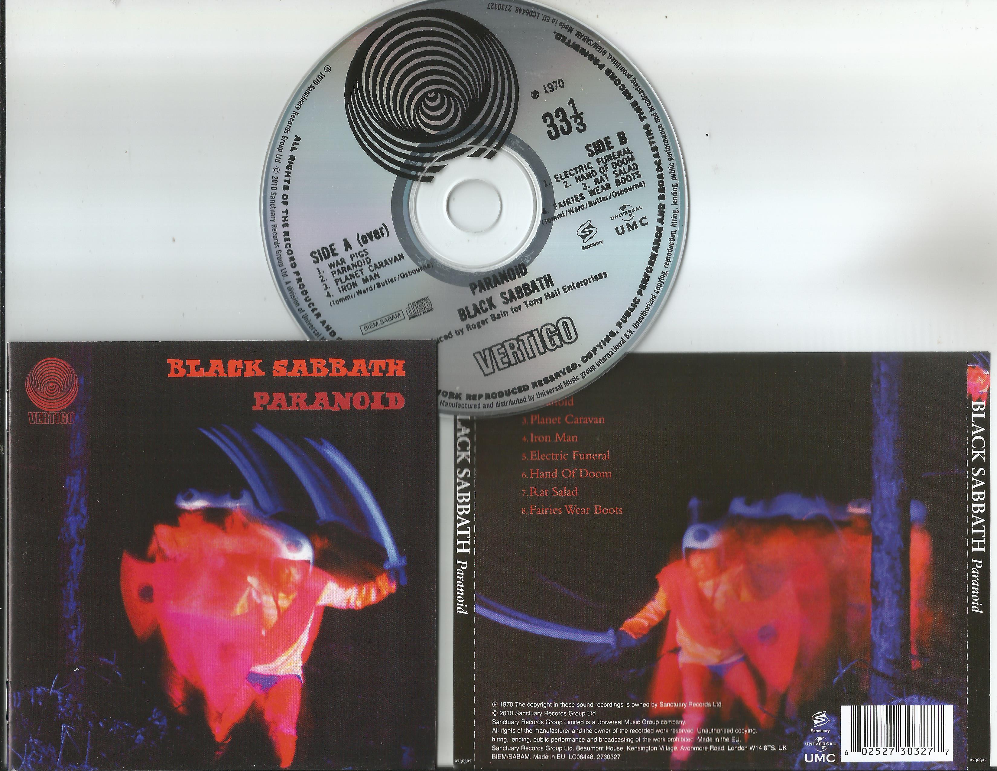 BLACK SABBATH Paranoid (24page booklet)