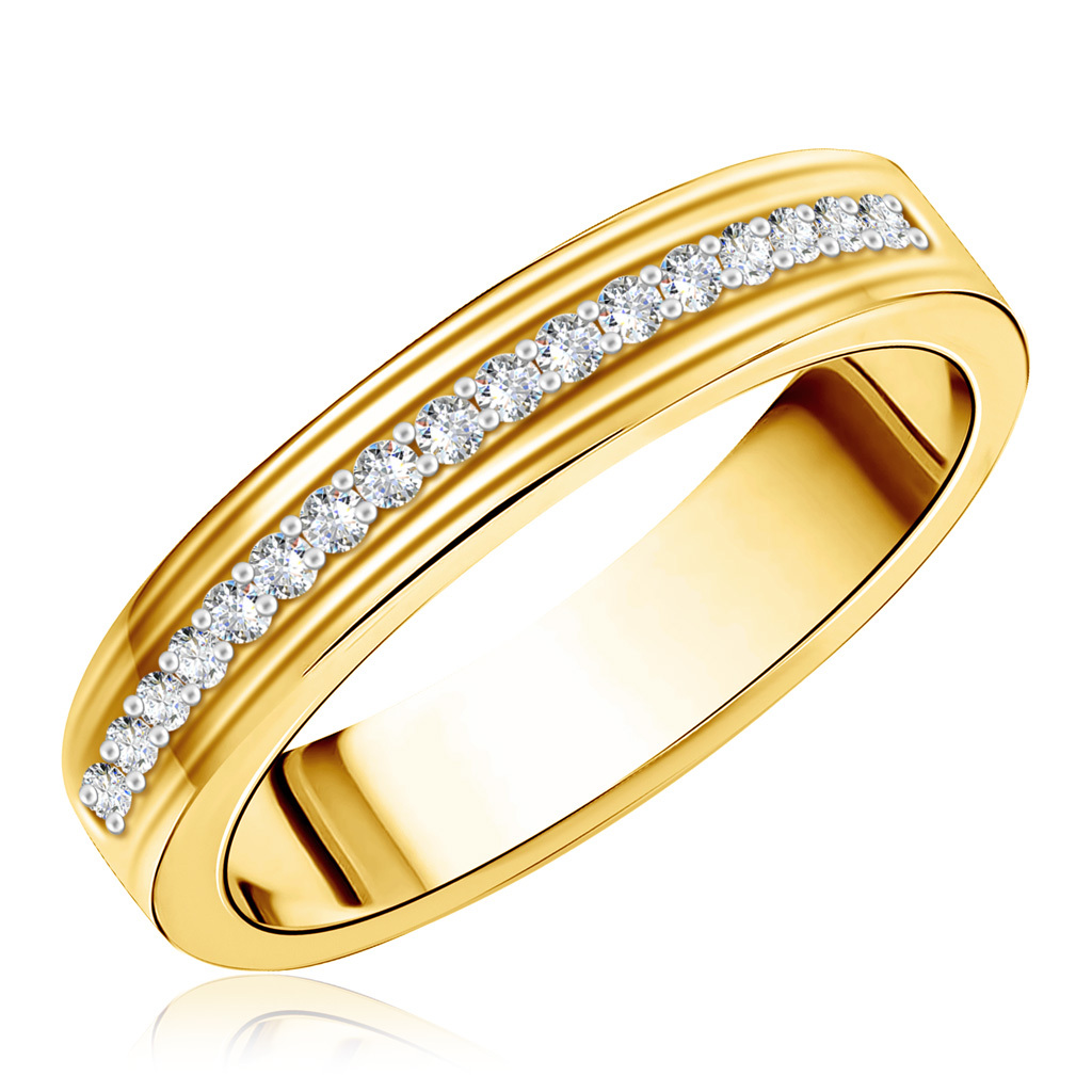 Обручальные кольца из желтого золота 585