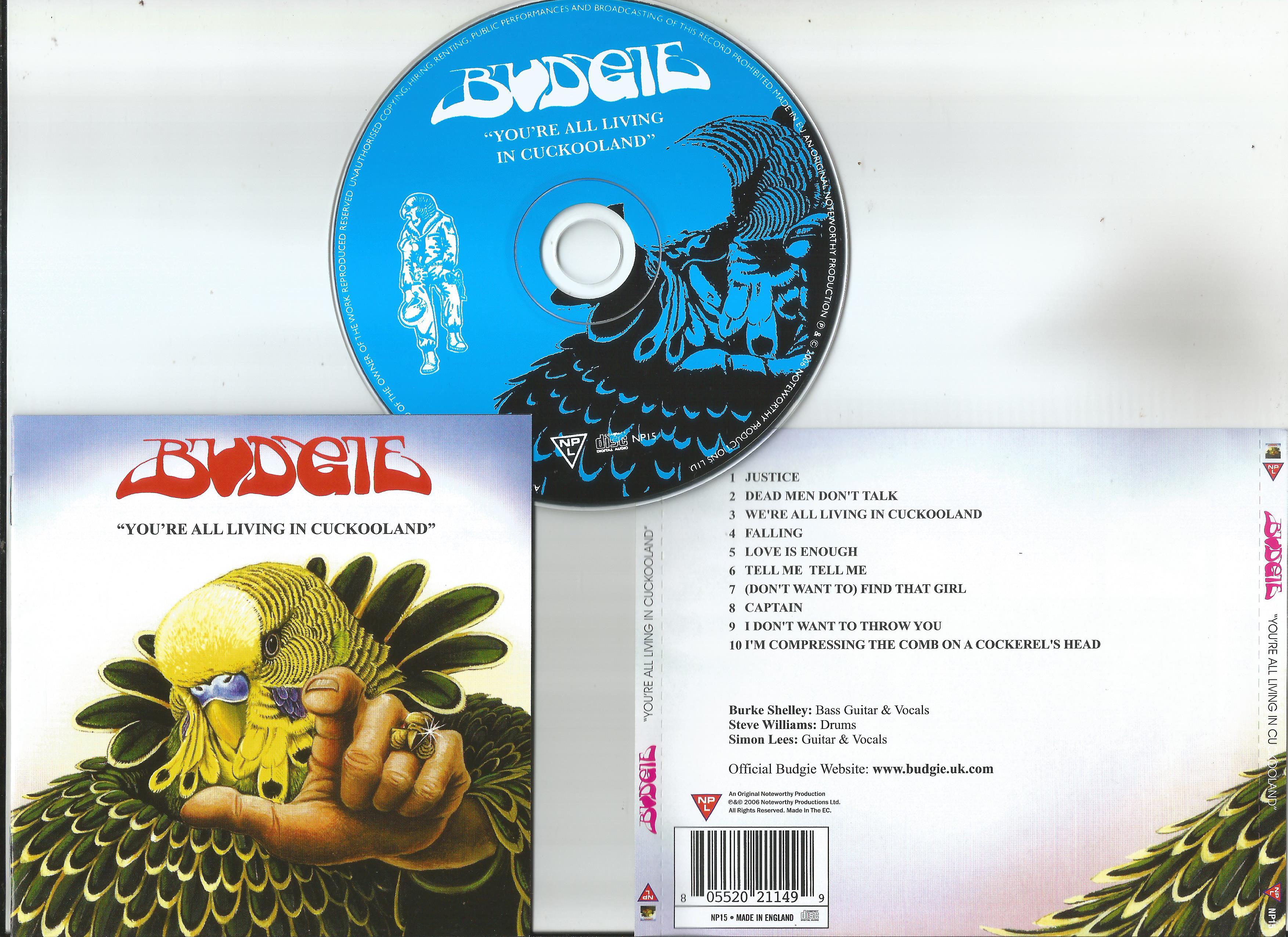 BUDGIE You're All Living In Cuckooland (8page booklet)
