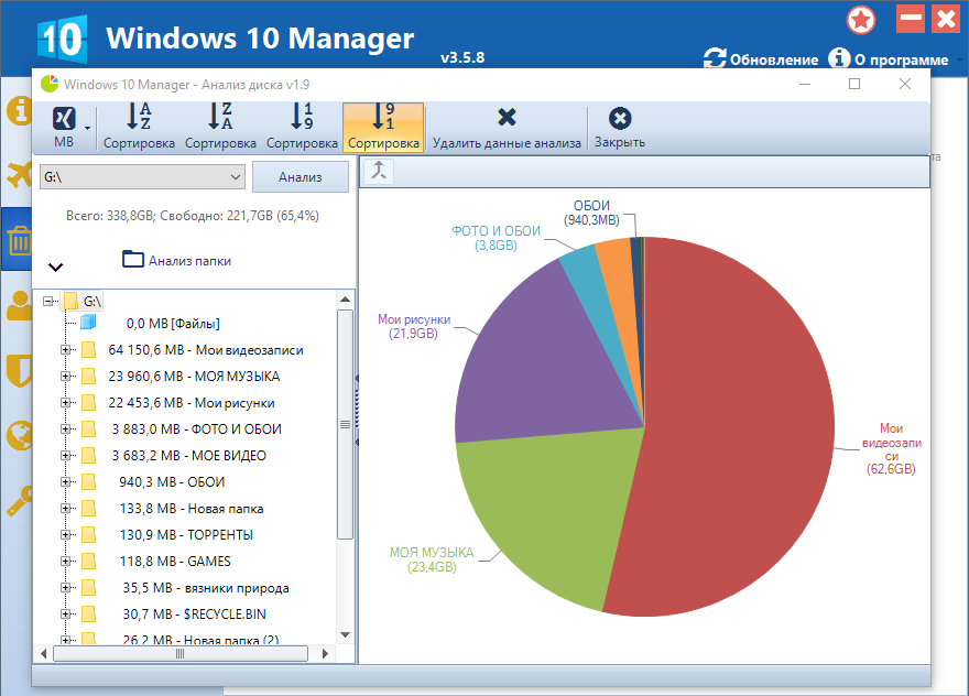 Windows 10 Manager 3.5.8 RePack (& Portable) by elchupacabra [Multi/Ru]