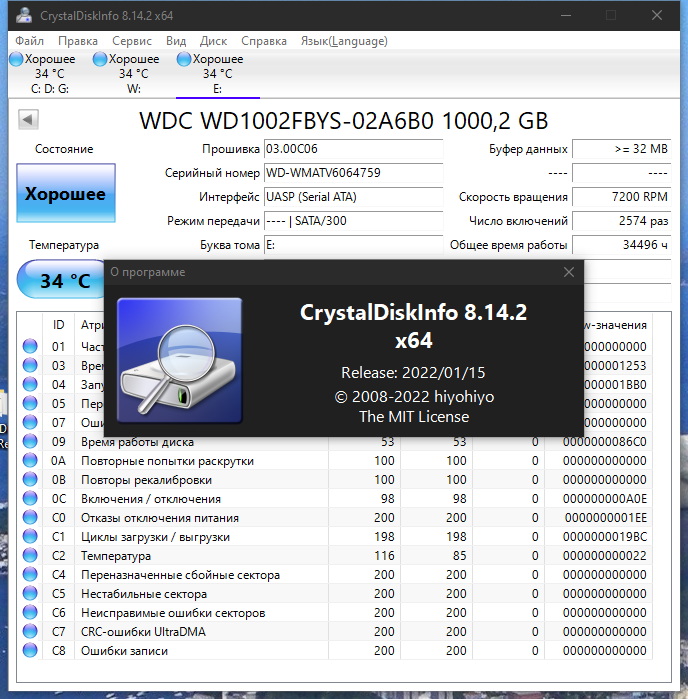 CrystalDiskInfo 8.14.2 RePack (& Portable) by elchupacabra [Multi/Ru]