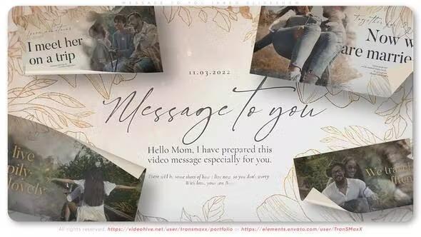 VideoHive - Message To You Inked Slideshow 36680815