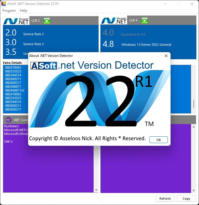 ASoft .NET Version Detector 22 R1 [En]