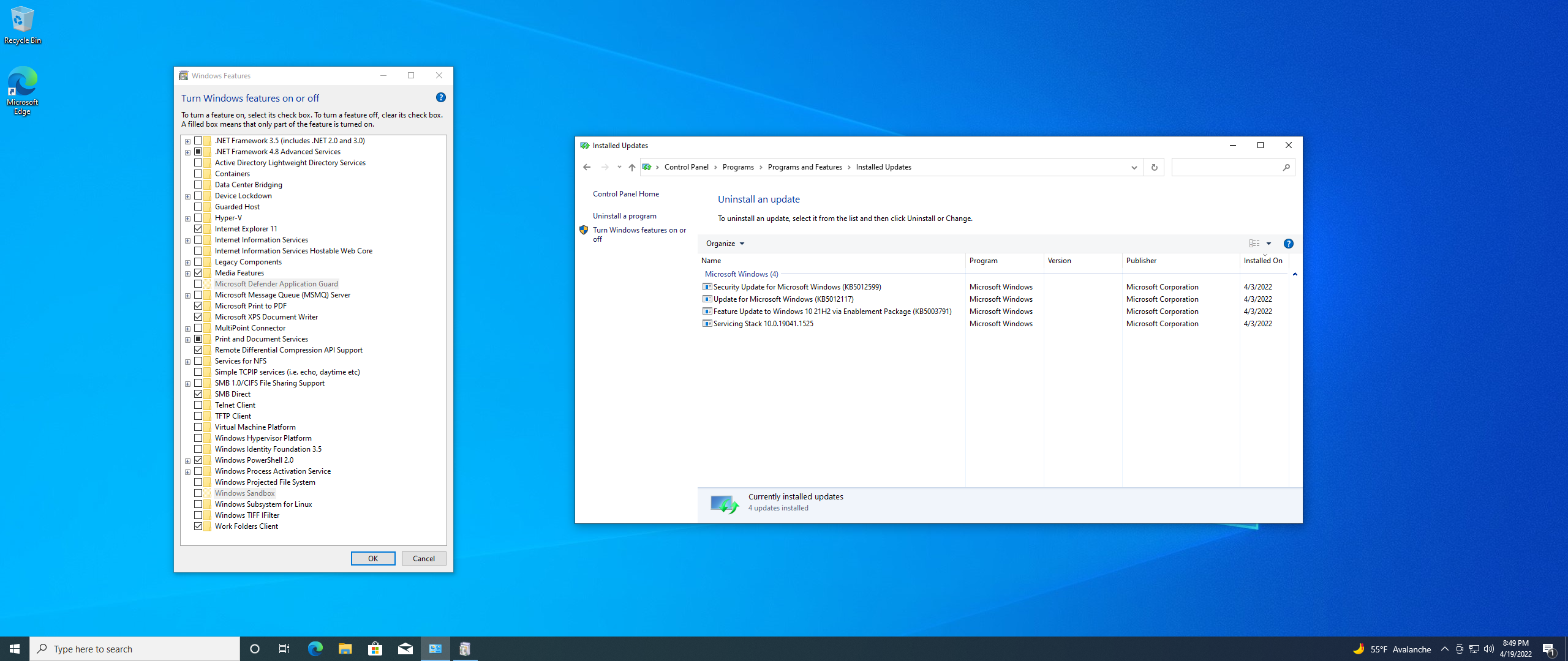 Microsoft Windows 10.0.19044.1645, Version 21H2 (Updated April 2022)  - Оригинальные образы от Microsoft MSDN [En]