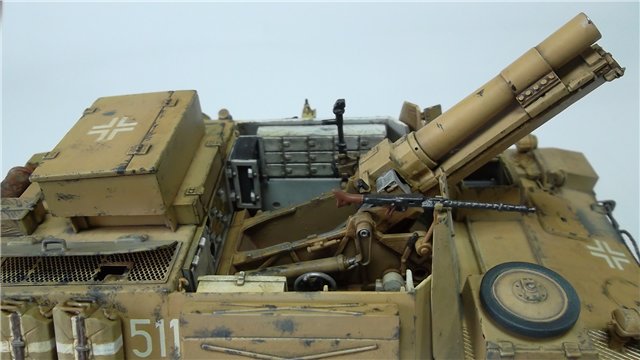 15 cm sIG auf Fahrgestell Pz II или Sturmpanzer II, 1/35, (ARK 35012) 1db4c9296291530dbfde0a88d2fe9310