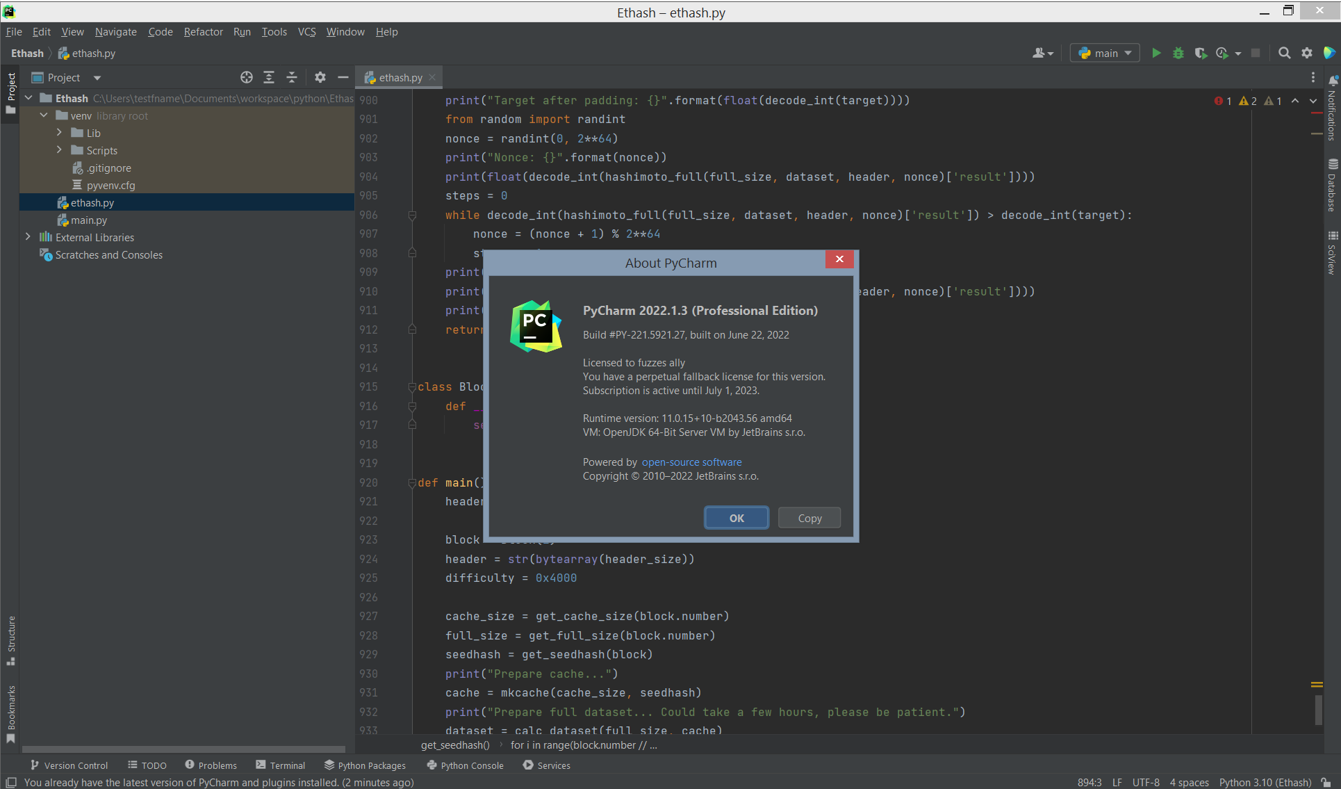 JetBrains PyCharm Professional 2023.1.3 for apple download