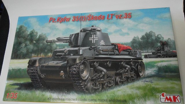 Обзор танка Skoda LT vz.35 / Pz.35(t), 1/35, (CMK 35006). Dbc654645f53dc3aedae41f51ea4be68