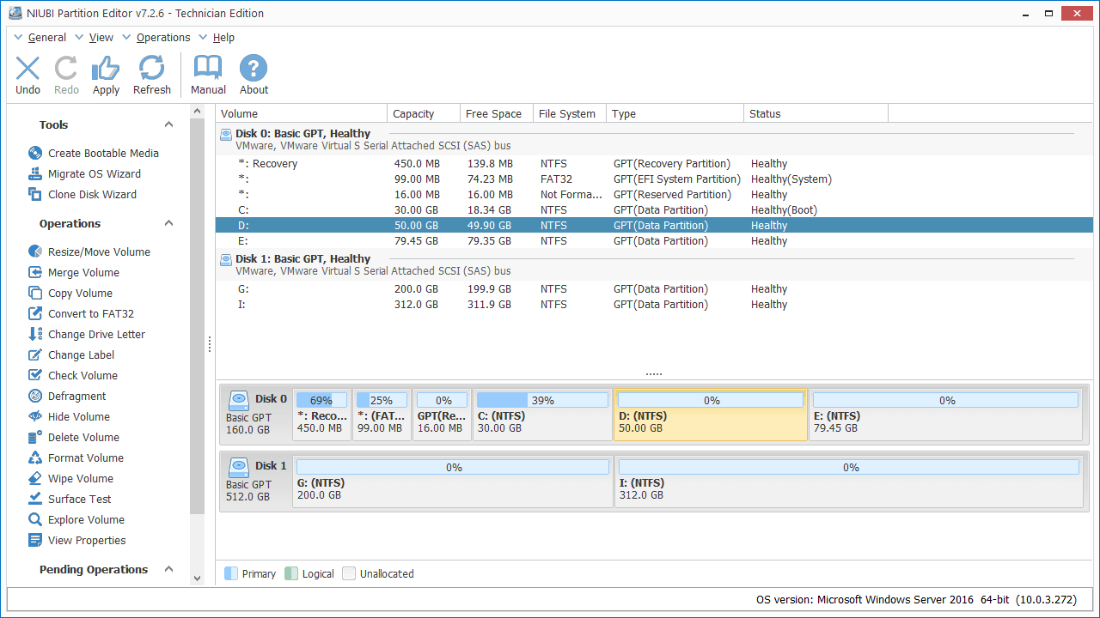 NIUBI Partition Editor V9.9.2 Technician Edition / WinPE 21f5f277935246fc33a1be0f5aee8c4a