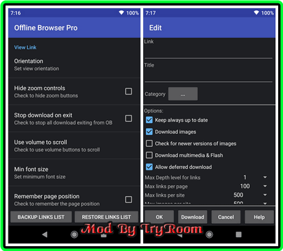 Offline Browser Pro V6.8 4b19289584da7223dbc561d42693ce52