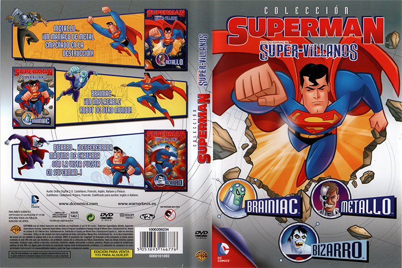 cb705697925754c7ee5701c2ec1dcae4 - Superman - Colección Super Villanos - Brainiac - Métalo - Bizarro - [2013] [DVDRemux - PAL] [Castellano - Italiano - Polaco - Francés - Inglés] [Animación] [MEGA]