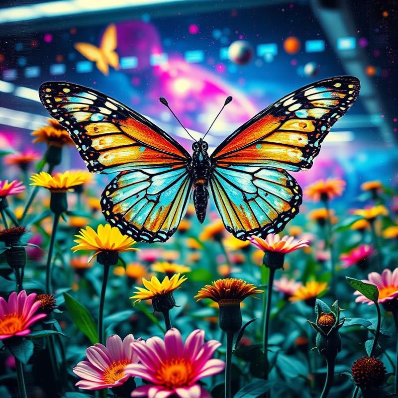 new media art style AI art