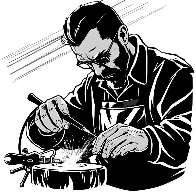 line art style AI art