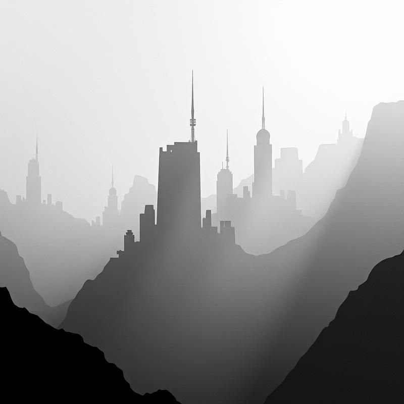 minimalist style AI art