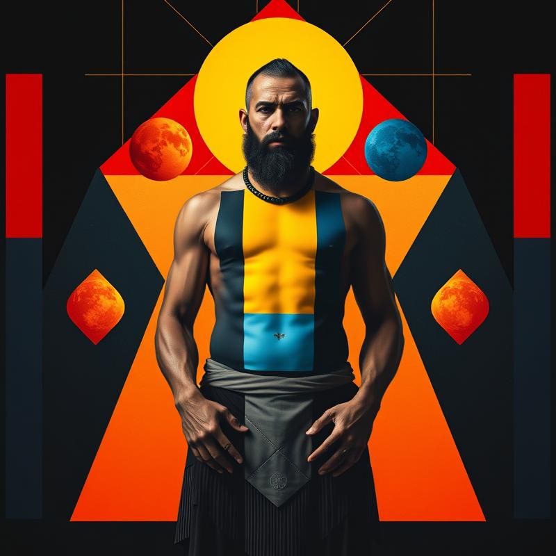 de stijl style AI art