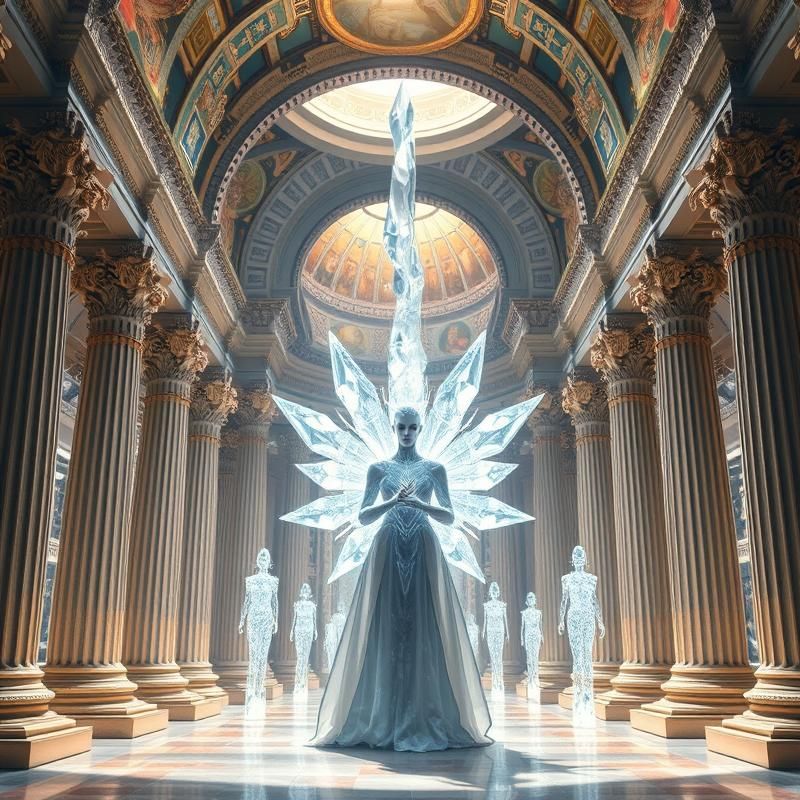 neo-classical style AI art