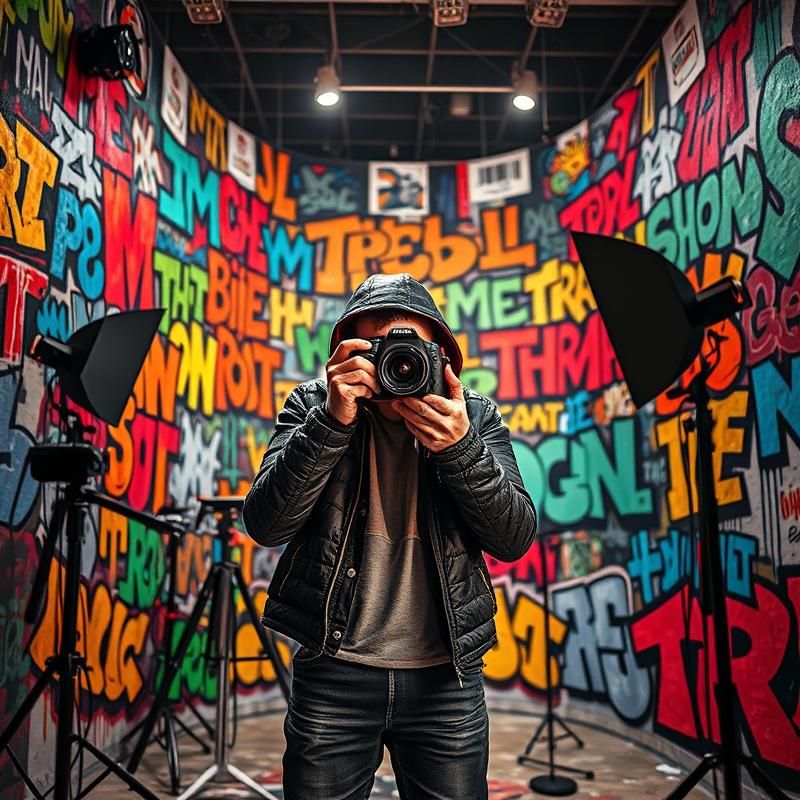graffiti style AI art