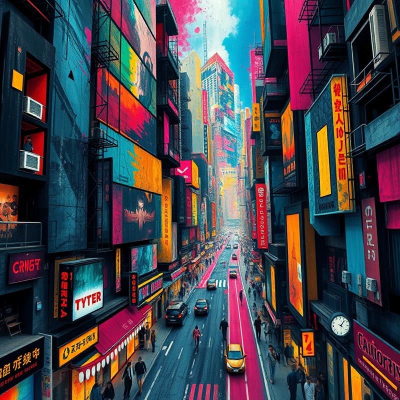 expressionism style AI art