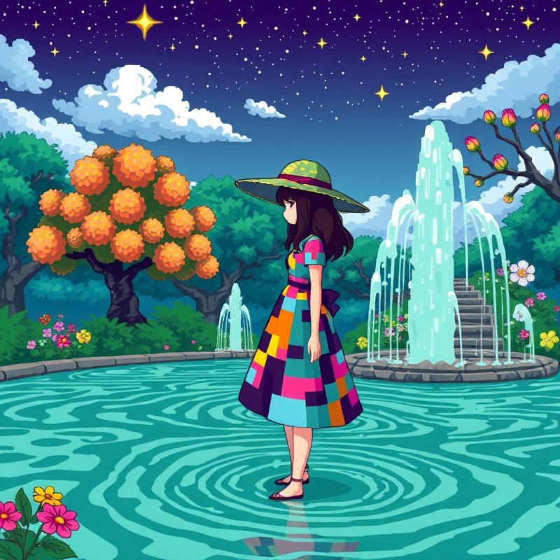 8-bit art style AI art