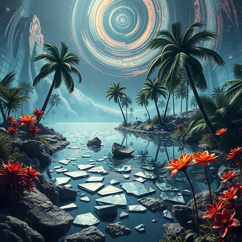 post-modernist style AI art