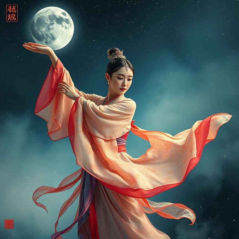 chinese painting style AI art
