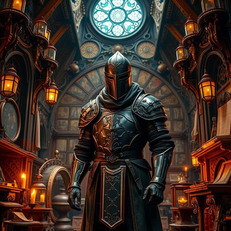 medieval style AI art